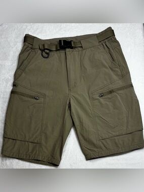 Free Soldier 32 men’s nylon‑cotton cargo shorts, soft feel
